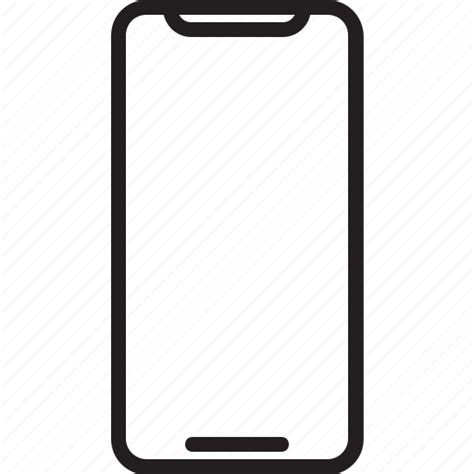 Apple Gadget Iphonex Notch Screen Smartphone Icon Download On