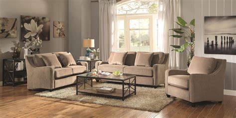 Torres Taupe Living Room Set 504721 Coaster