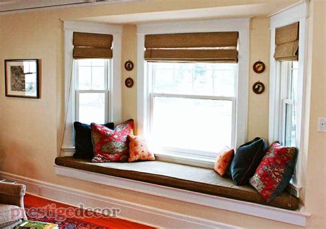 Bay Window Seat Cushions | Prestige Decor Window Treatments and Upholstery