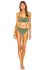 Norma Kamali Underwire Bikini Bottom In Celadon REVOLVE