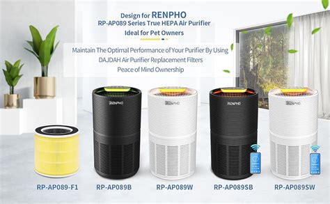 Amazon Rp Ap F Rp Ap B Filter Compatible With Renpho Air