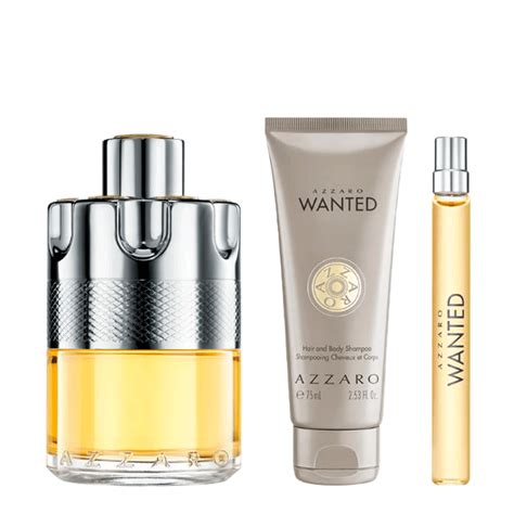 Kit Azzaro Wanted Eau De Toilette 100ml Eau De Toilette 10ml Shampoo 75ml Drogaria Sao Paulo