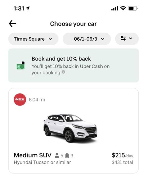 The Complete Guide To Renting A Car With Uber The Points Guy