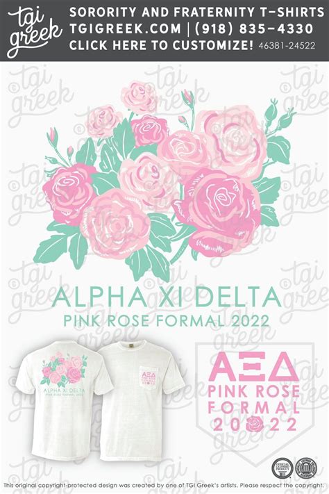 Alpha Xi Delta TXSU Formal TGI Greek Sorority Designs Alpha Xi