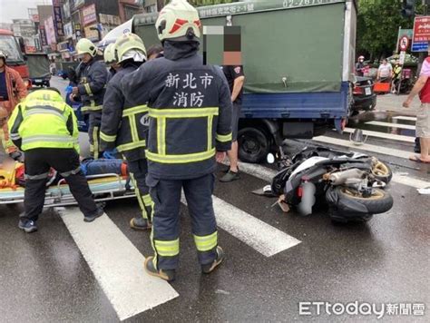 貨車切出碰撞機車 騎士捲車底受困「肢體多處擦傷」送醫救治 Ettoday社會新聞 Ettoday新聞雲