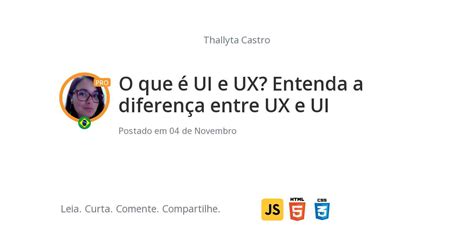 O que é UI e UX Entenda a diferença entre UX e UI