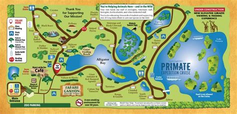 Zoo Map - Naples Zoo at Caribbean Gardens | Zoo map, Naples zoo, Zoo