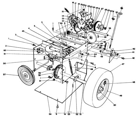 Toro 38054 521 Snowthrower 1992 Sn 2000001 2999999 Parts Diagram For Traction Assembly