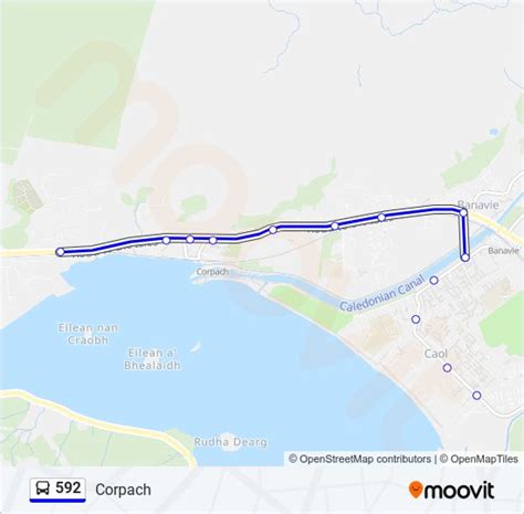 592 Route Schedules Stops And Maps Corpach Updated