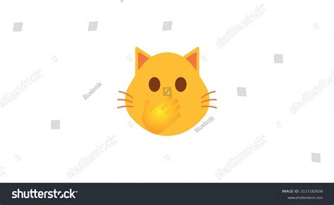 Cat Face Vector Emojivector Emoji Illustration Stock Vector (Royalty ...