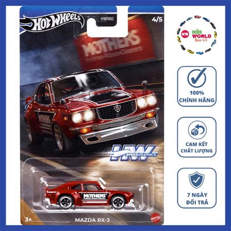 Xe mô hình Hot Wheels HW Speed Graphics Series Mazda RX HRT Shopee Việt Nam