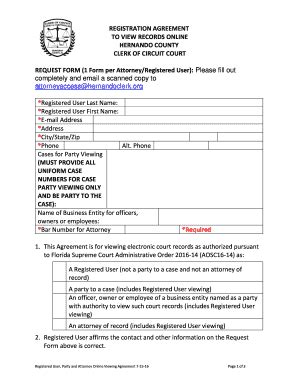 Hernando County Clerk Of Court Forms - Fill Online, Printable, Fillable ...