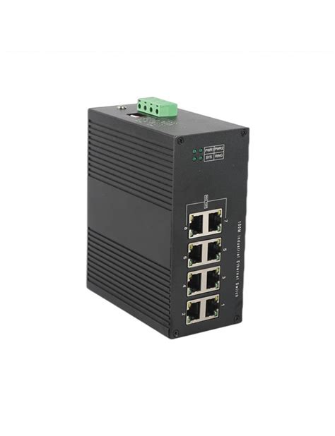 8 портовые промышленные Ethernet Коммутаторы