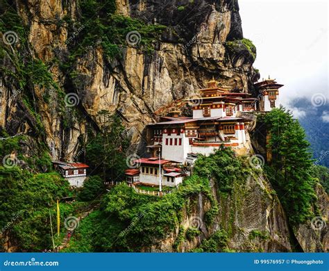 Paro Taktsang Tiger Nest In Bhutan Stock Image Image Of Nature Paro