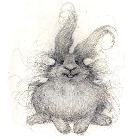 Dust Bunny By Travis Louie Bunny Drawing Illustration Art Rabbit Art