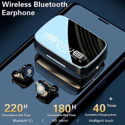 Vitog Fone De Ouvido Intra Auricular Bluetooth 5 1 Sem Fio