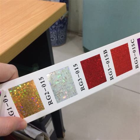 Jual KERTAS FOIL HOT STAMPING FOIL Hotprint SILVER HOLOGRAM EMAS HOLOGRAM Shopee Indonesia