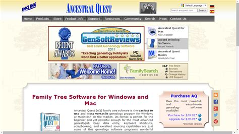 Genea Musings Ancestral Quest Genealogy Software Is Now Available For