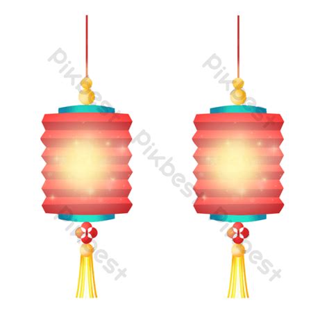 Tết Trung Thu Two Beautiful Lanterns PNG Images | PSD Free Download - Pikbest