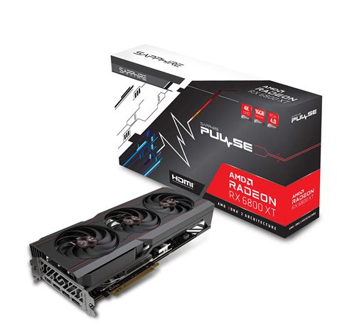 Buy Sapphire 11304-03-20G Pulse AMD Radeon RX 6800 XT PCIe 4.0 Gaming ...