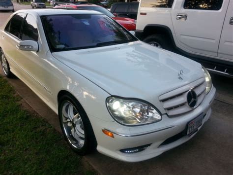 2006 Mercedes Benz S500 White 4dr With Amg Package