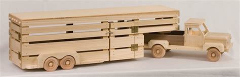 Wooden Toy Semi Tractor From DutchCrafters Amish Furniture