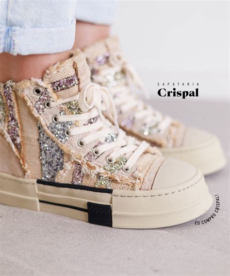 TÉNIS ABF 97 X52 5 NUDE SAPATARIA CRISPAL