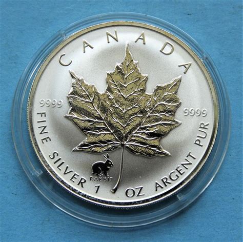 Canada Maple Leaf Oz Silber Privy Hase In Kapsel Kaufen