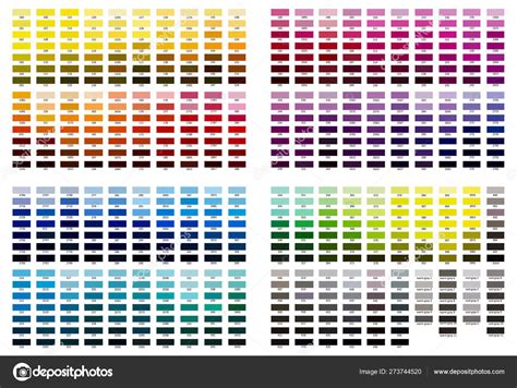 Color Reference Illustration Shades 100 Cool Gray Stock Photo By