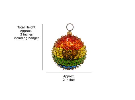 Gay Pride Flag Metallic Rainbow Sequin Christmas Ornament Etsy