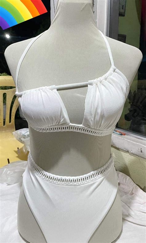 Zara White Bikini On Carousell