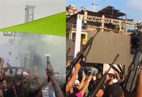 Exclusivo Criminosos Exibem Armas Durante Festa Em Comunidade Do Rio