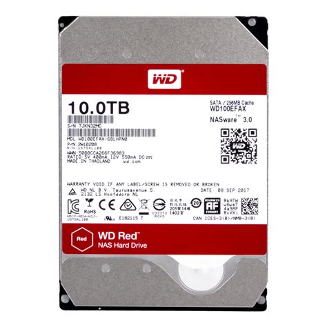 WD Red WD100EFAX 10TB NAS Intene Festplatte | Compra online en eBay