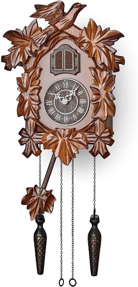 Acctim Black Forest Cuckoo Clock Mahogany One Size Home And Kitchen