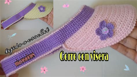 Gorra Con Visera Tejido A Crochet Tutorial FÁcil Paso A Paso 👒👒