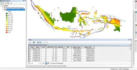 Shapefile Shp Peta Zonasi Gempa Seluruh Indonesia Lapak Gis