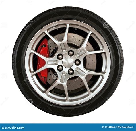 Car Wheel Stock Photo Image Of Alloy Fast Acceleration 18144860