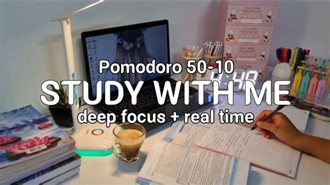 2HR STUDY WITH MEㅣcozy sound pianoㅣpomodoro 50 10 with countdown timer