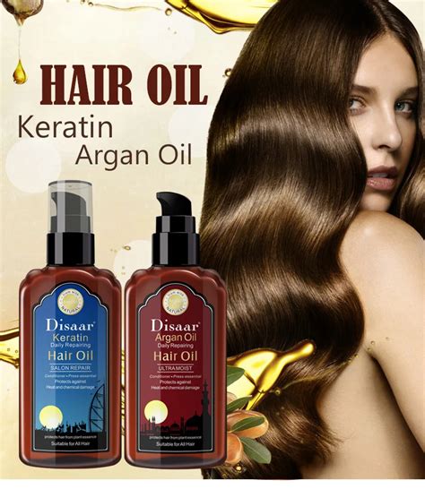 Disaar Natural Hair Growth Oil Plant Extract Repair Argan Oil Hair Care