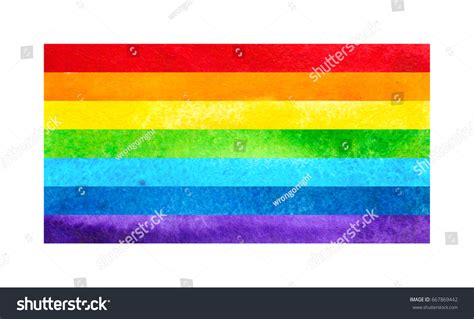 Rainbow Spectrum Flag Gay Background Poster Stock Illustration Shutterstock