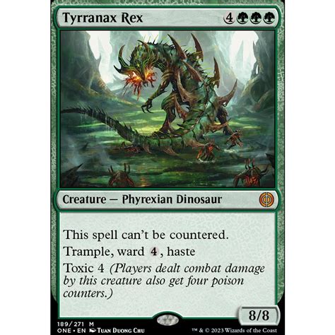 Tyrranax Rex Magic The Gathering Phyrexia All Will Be One Shopee