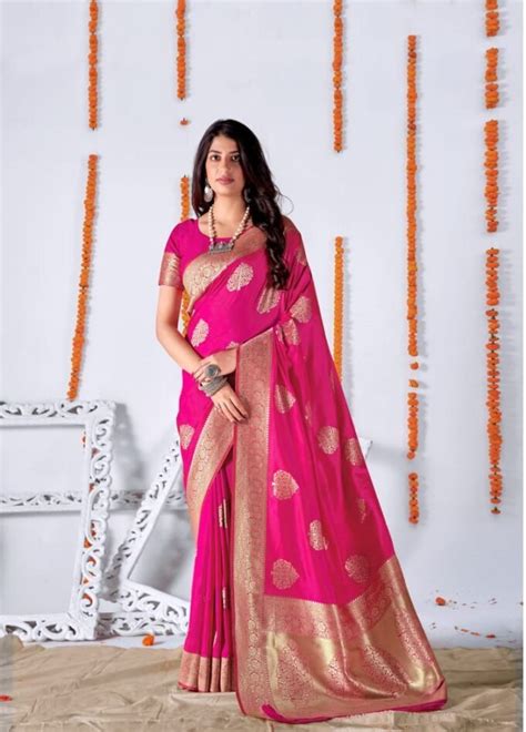 Brunt Pink Saree Blouse Rawaazfashion