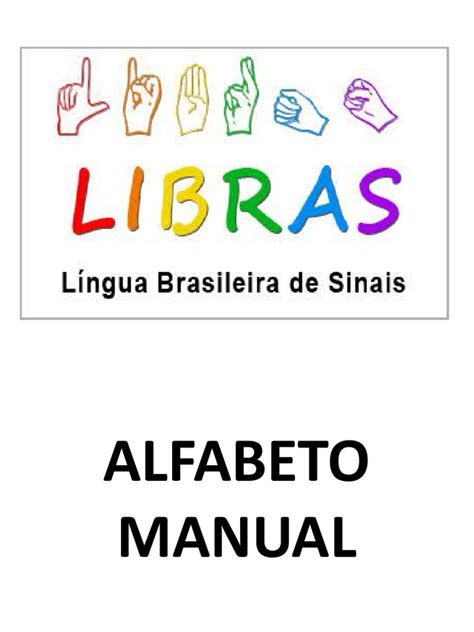 Alfabeto Manual Datilologia Sinal Soletrado Pdf