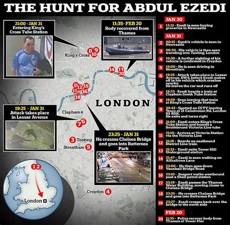 Clapham Chemical Attacker Abdul Ezedi Is Formally Identified Police