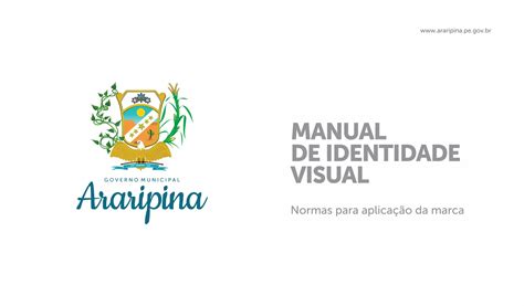 Manual Identidade Visual Da Prefeitura Municipal De Araripina Ppt