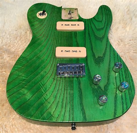 Telecaster Style Loaded Body 2021 Green Gibson P90s Reverb