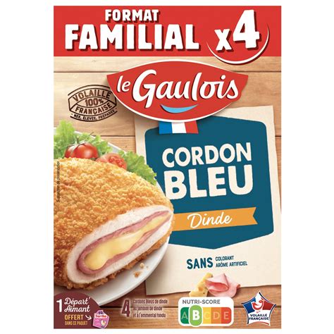 Cordon Bleu Dinde Le Gaulois La Boite De G Prix Carrefour