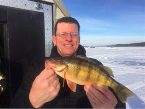 Devils Lake ice fishing report from Woodlands Resort perch and walleye ...