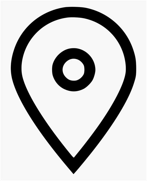 Marker Vector Gps - Logo Maps Hitam Putih Png, Transparent Png ...