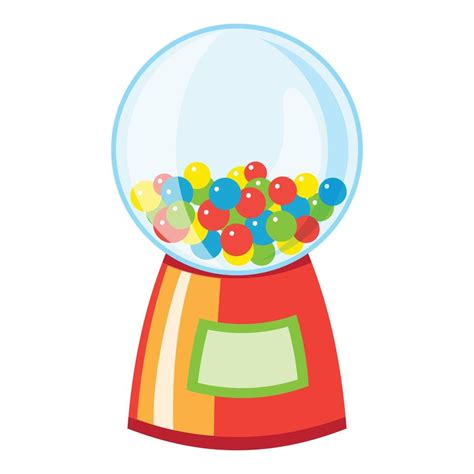 Bubble gum device icon, cartoon style 14473502 Vector Art at Vecteezy